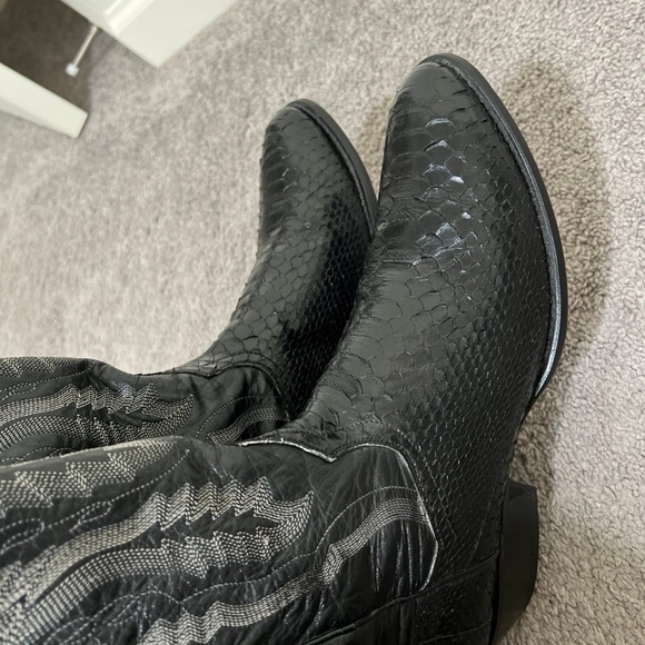 Vintage Dan Post python cowboy boots - Picture 11 of 11